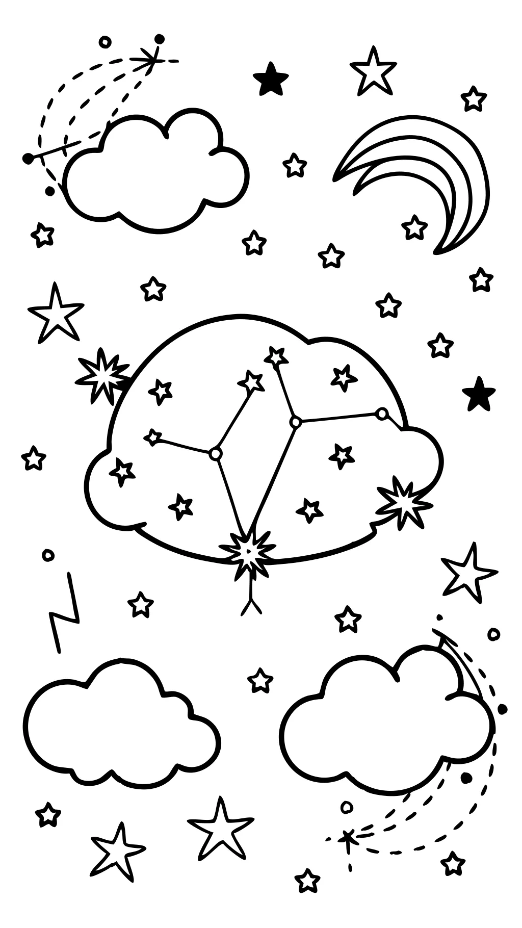 coloring pages of constellations